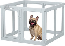 Recinto per Cani in Acrilico Trasparente – Box Antigraffio E Antiscivolo, Parco