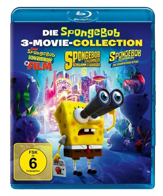 Spongebob Schwammkopf 3-Movie Collection [3 Blu-rays] Kinder, Spielfilm