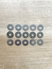 Miniature 8x21x4mm Thrust Needle Bearing Axial Chromium Steel With Washer 5 pcs