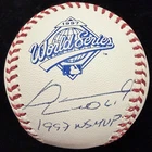 Livan Hernandez 1997 WS MVP Signed 97 World Series Baseball Beckett