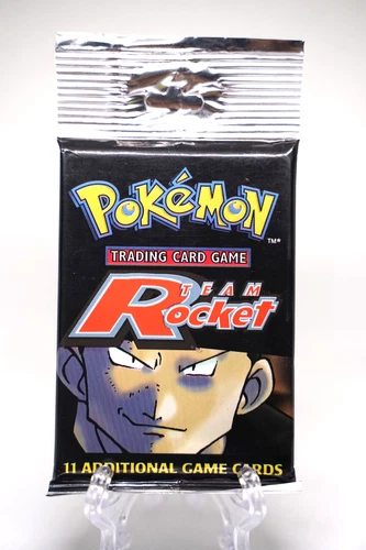 Pokémon Team Rocket Unlimited Booster Pack Factory Sealed WOTC 2000 Vintage TCG