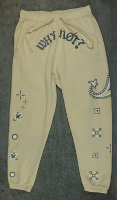 Air Jordan Why Not Letter Print Casual Sport Joggers SZ Medium Tan EUC