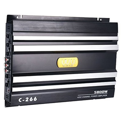  C-266 Car 4 Channel Power Amplifier Stereo Audio Super Bass Sub Woofer Amp 12V 