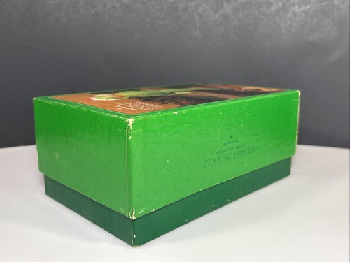 Vintage Hallmark Kermit Frog Christmas Stocking Hanger Holder Muppets 1980 w/Box - Picture 10 of 12