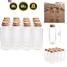 30ml 1.18" x 2.75" Potion Bottles,Mini Glass Bottles,Small Glass Jars for Wed...