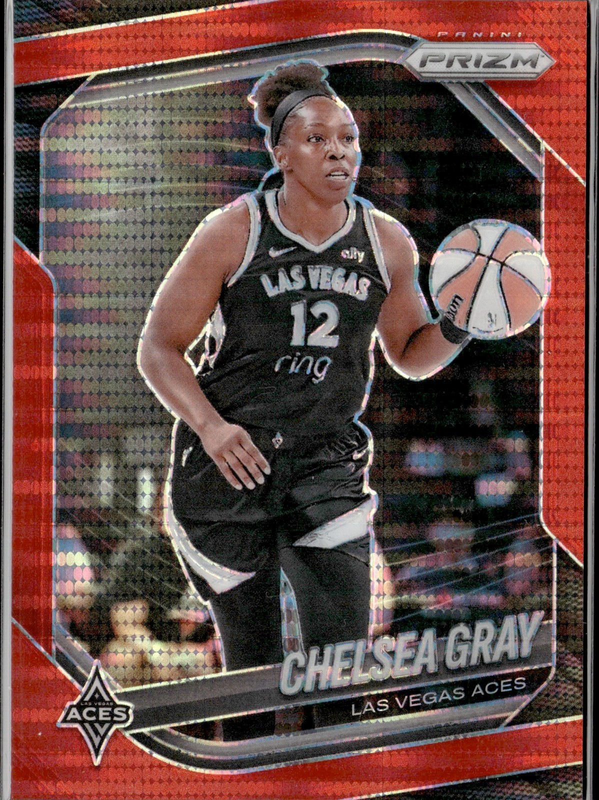 Chelsea Gray 2025 Panini WNBA Prizm Red Aces /299