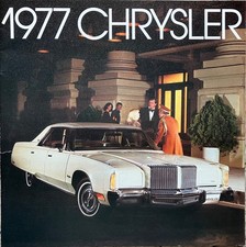 1977 Chrysler Full-Line Brochure; New Yorker, T&C; Newport; MINT Condition!