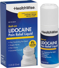 Lidocaine Roll-On OTC Strength Pain Relief 2.5oz Non-Greasy Topical Anesthetic