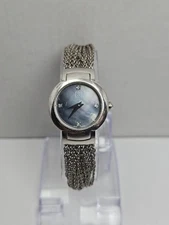 ESQ By Movado Swiss Watch New Battery Womens Quartz Stainless Steel Analog 23mm