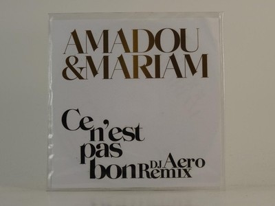 AMADOU AND MARIAM CE N'EST PAS BON (H1) 3 Track Promo CD Single including White 
