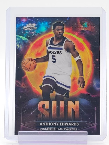 ANTHONY EDWARDS 2025-26 TOPPS COSMIC CHROME PLANETARY PURSUIT SUN #PPS-5 Q7858