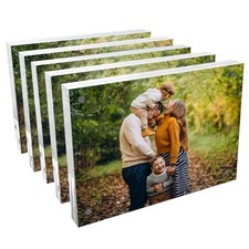 5x7 Acrylic Picture Frame 5 Pack, Clear Double Sided Photo Frame with Magneti...