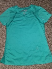 Greys Anatomy Womens Scrub Top Active Side Panel Apple Green Xsmall 41447