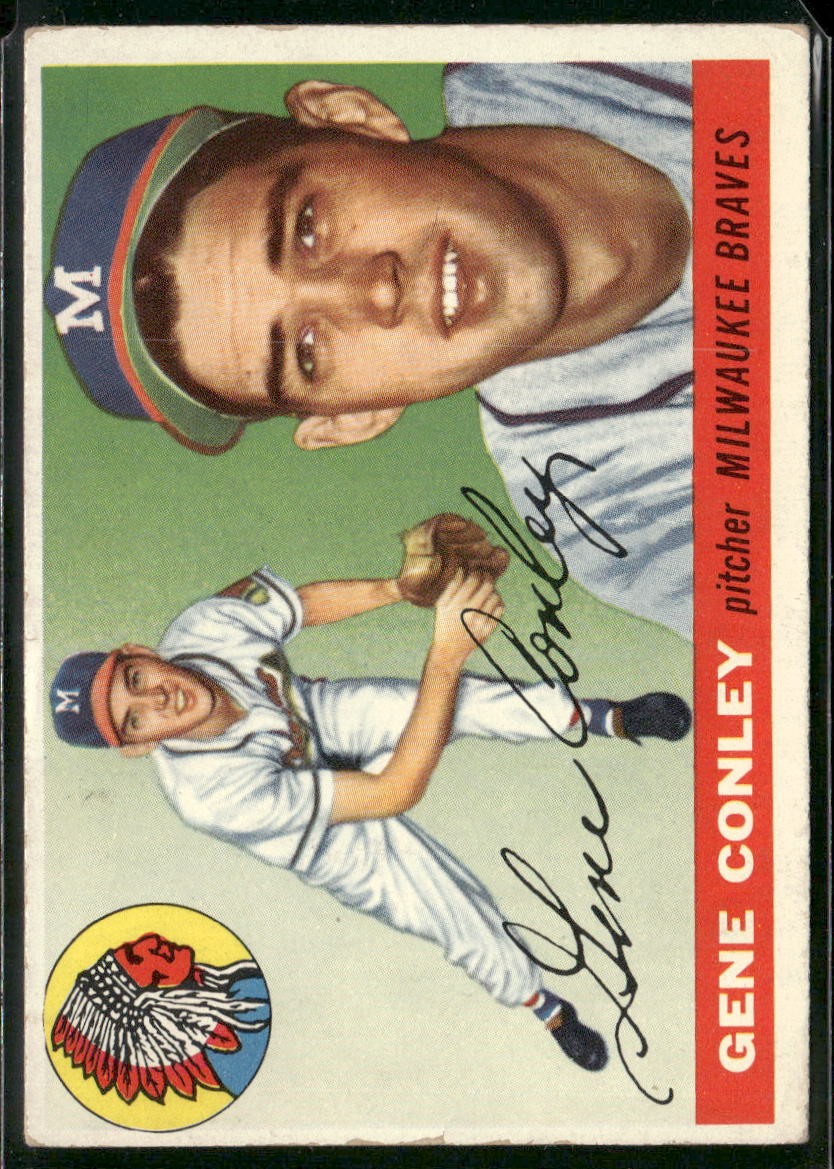 1955 Topps #81 Gene Conley GD/VG (crease)