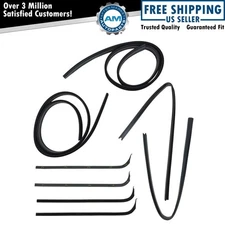 8 pc Side Window Weatherstrip Sweep Set Kit for 71-72 F100 F150 F250 F350 Truck