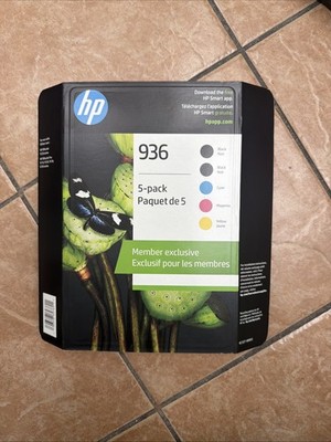 BRAND NEW - HP 936 5-Pack (6C3Z7BN) EXP JUN 2027 - SEALED 