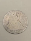 1855-O Seated Liberty Silver Half Dollar 50c