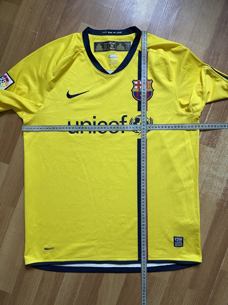 ウェア FC  Soccer Jersey NWT Medium BARCELONA 2008 2010 AWAY FOOTBALL SHIRT SOCCER JERSEY NIKE 286787