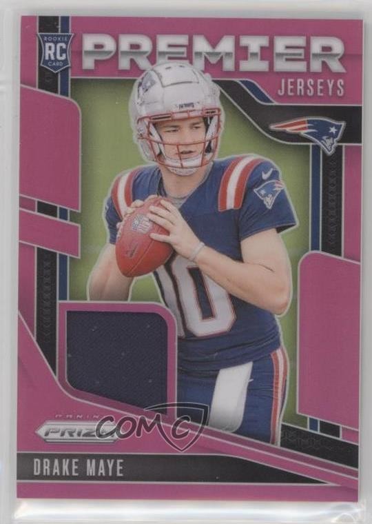 2024 Panini Prizm Premier Jerseys Pink Prizm Drake Maye #PJ-DME Rookie RC 1js1