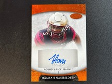 Hamsah Nasirildeen 2021 ASPIRE Auto Autograph RC Florida State Jets C26