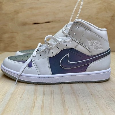 NEW Air Jordan 1 Mid SE Shoes ''Iridescent'' Phantom Sz 11 Mens IH4107-030
