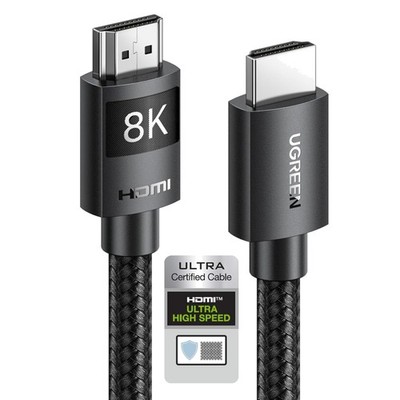 HDMI Kabel 8K 2.1, 48Gbit/s, HDR, eARC, VRR, 1m, High Speed, TV, PS5