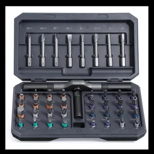 42in1 Magnetic Screwdriver Set, DIY Ratchet Screwdriver Set Multi Bit Magneti&*/