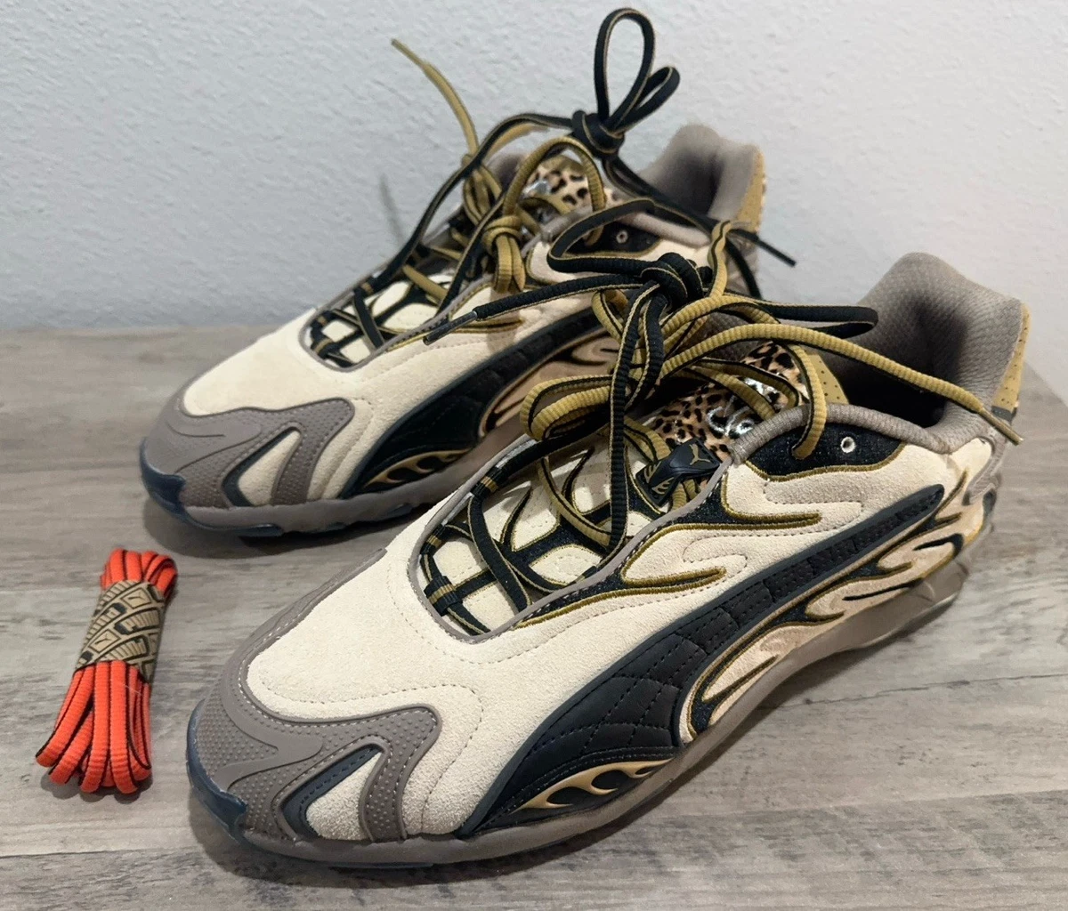 Puma Inhale X ASAP Rocky Men\'s Size 7.5 Women\'s size 9 Cheetah Shoes 405579 01 Buy PUMA x A$AP Rocky Wmns Inhale Leopard in brown | 405579  main image 2