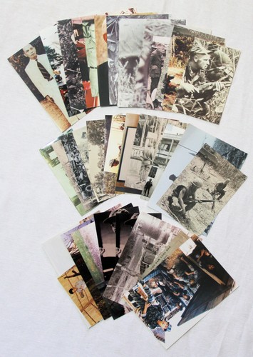LOT OF 36 GLOSSY REPRINTS OF VIETNAM PHOTOGRAPHS