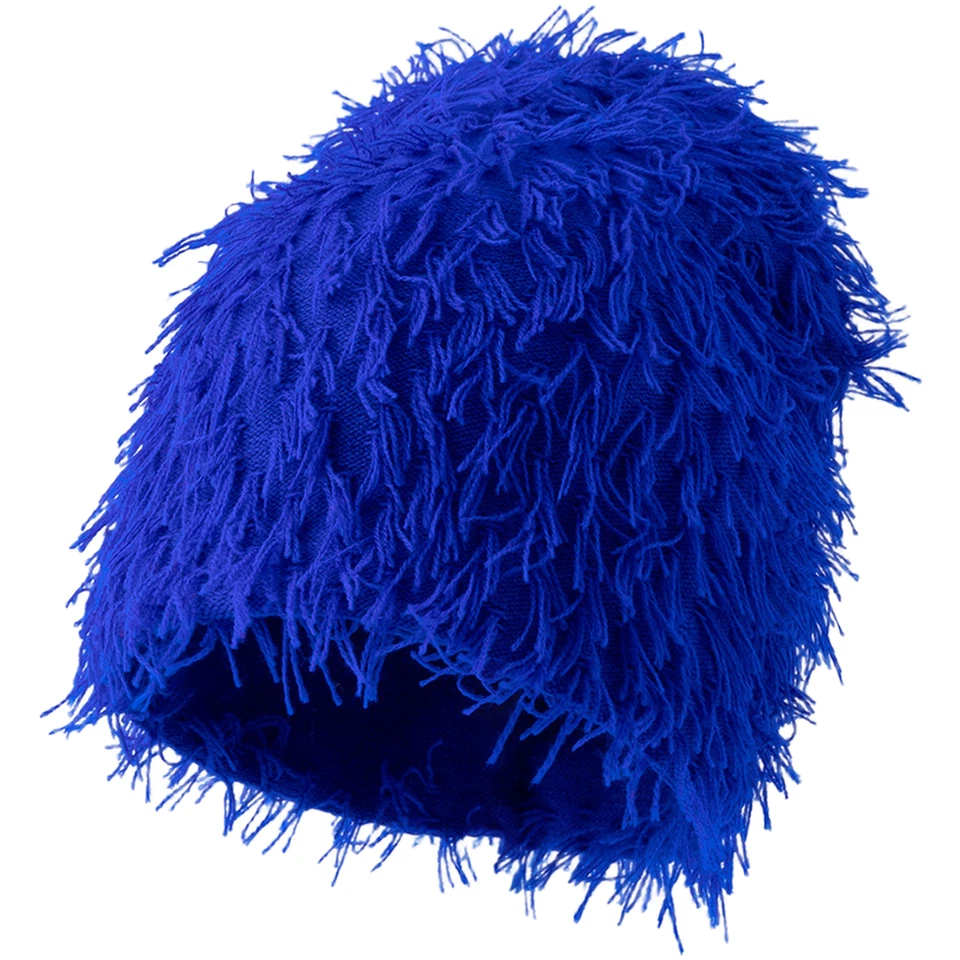 For Women For Men Knitted Beanie Winter Hat Long Pile Fabric Windproof Design - Image 3 of 4