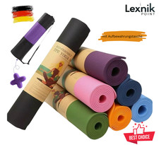 Yogamatte Rutschfest Fitnessmatte Gymnastikmatte Pilates Sportmatte Bodenmatte