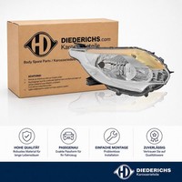 Hauptscheinwerfer Rechts Diederichs 5883880 FÜR Mitsubishi Frontscheinwerfer