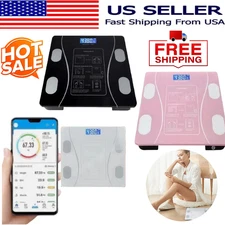 Digital Bathroom Scale for BMI Highly Accurate Bluetooth Smart Scale LCD Display