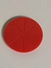 1990 Vintage NINJA TURTLES TMNT TECHNODROME RED COVER ESCAPE HATCH CAP Disc