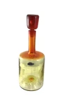 Vintage Blenko Glass Tangerine Decanter 6628