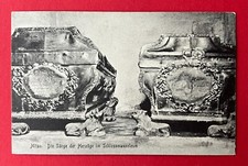 Postcard Mitau in Latvia 1. WW 1916 The Coffins of the Dukes Castle Mausoleum (156550