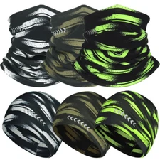 Winter Watch Skull Cap Men Women Warm Fleece Beanie Hat Ski Windproof Face Mask