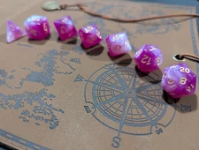✨Oracle's Gift✨ 7 Dice Set Poly RPG DnD Dungeons Dragons AD&D Pathfinder d20