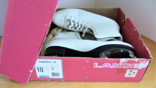 Damas Mujer Lange Aries Patines Figura de Hielo Talla 10 Bota de Calidad NUEVO /BOX Vintage - Imagen 12 de 12