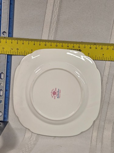 Royal Albert Bone China Petit Point Square Bread & Butter Plate 6" - Picture 3 of 3