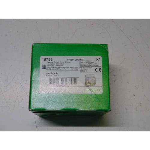 SCHNEIDER 16753 Interruttore Differenziale ID 4p 40A 300mA Tipo B - Foto 4 di 6