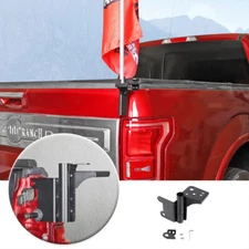 Tailgate Flagpole Antenna Bracket Aluminum alloy For Ford F150 2015+ Accessories