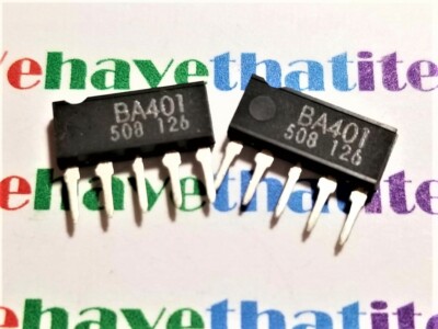 BA401 / CROSSES TO ECG1104, NTE1104 / IC / SIP / 4 PIECES (qzty)
