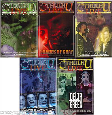 Cthulhu Live  Second Edition Value Pack - All 5 Books, Core Rules & Supplements