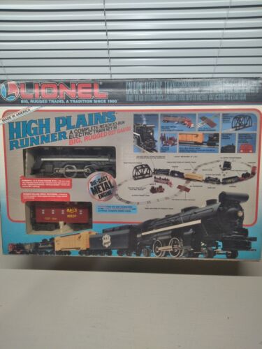 Lionel O Gauge High Plains Runner # 6-11728 modellino treno set con scatola ottimo