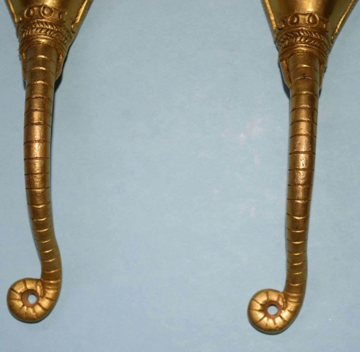 Dhokra Art Vintage Door Pull Elephant Figure Brass Door 