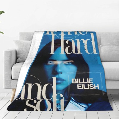 Hit Me Hard Billies And Soft Tour Blanket Singer Music Wool Throw Blankets Bed S