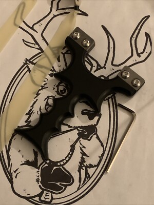 Fionda Catapulta Leightons Cattys Spitfire 90mm – Telaio Clippato, Bagliore, Per Caccia - Foto 3