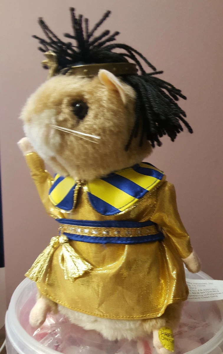 Singing hamster toy top