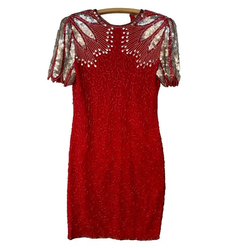 laurence kazar sequin dress VTG Laurence Kazar NY Womens Black Vintage Embellished Sequin Dress, Size S
